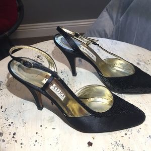 Casadei Sequin Slingback Heel